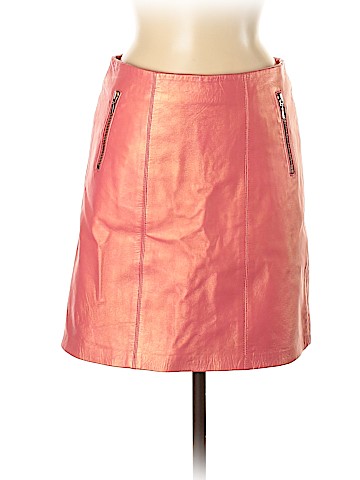 Cache Leather Skirt (view 1)