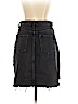 H&M 100% Cotton Black Denim Skirt Size 4 - photo 2