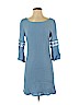 Luxology 100% Rayon Blue Casual Dress Size 4 - photo 1