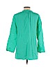 Eileen Fisher 100% Linen Teal Long Sleeve Blouse Size S - photo 2