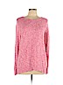 Ann Taylor LOFT Outlet Pink Pullover Sweater Size L - photo 1