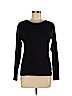 Talbots Outlet 100% Cotton Black Long Sleeve T-Shirt Size M - photo 1