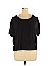Ann Taylor Black Short Sleeve Top Size XL - photo 1