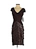 Adrianna Papell Brown Cocktail Dress Size 4 - photo 1