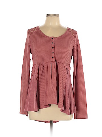 Altar'd State Long Sleeve Henley (view 1)