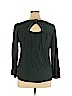 Banana Republic 100% Viscose Green Long Sleeve Blouse Size XL - photo 2
