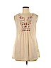 Knox Rose Tan Sleeveless Top Size M - photo 1
