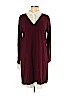 New York & Company 100% Acrylic Burgundy Casual Dress Size M - photo 1