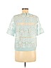 Rebecca Taylor Blue Short Sleeve Blouse Size 10 - photo 2