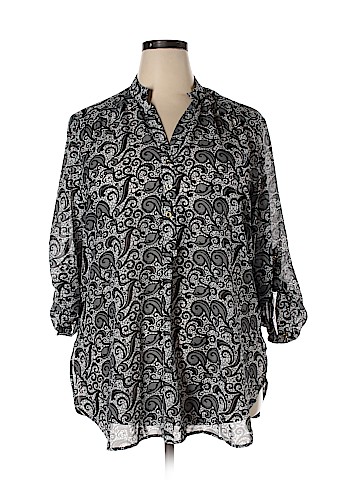 Cato 3/4 Sleeve Blouse (view 1)