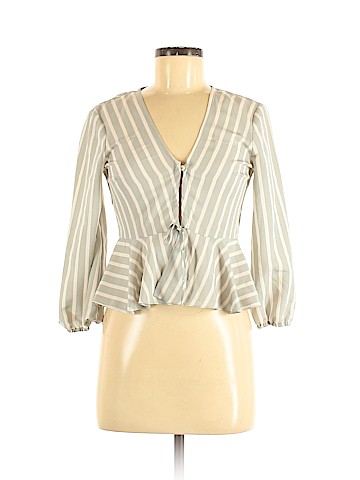 Topshop Long Sleeve Blouse (view 1)