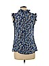 Ann Taylor LOFT Blue Sleeveless Blouse Size M - photo 2