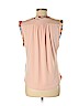 7th Avenue Design Studio New York & Company 100% Polyester Pink Short Sleeve Blouse Size M - photo 2