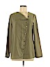 Unbranded 100% Rayon Green Long Sleeve Blouse Size M - photo 1