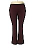 Simply Vera Vera Wang Burgundy Casual Pants Size XXL - photo 1