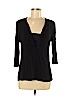 Left Coast by Dolan Black 3/4 Sleeve Top Size M - photo 1