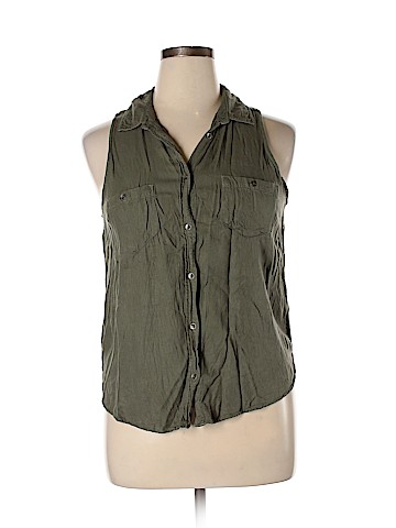 Mudd Sleeveless Button-Down Shirt (view 1)