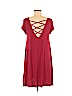 Heart Hips Red Casual Dress Size L - photo 2