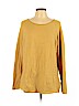 Boden 100% Cashmere Yellow Cashmere Pullover Sweater Size 12 - photo 1