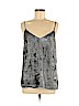 Vince Camuto 100% Polyester Silver Sleeveless Blouse Size M - photo 1