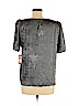 Vince Camuto 100% Polyester Silver Short Sleeve Blouse Size M - photo 2