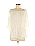 Tart 100% Rayon Ivory 3/4 Sleeve Blouse Size M - photo 1