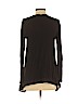 Deletta 100% Rayon Black Long Sleeve Top Size S - photo 2
