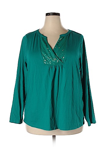 Lane Bryant Long Sleeve Top (view 1)