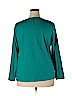 Lane Bryant Blue Long Sleeve Top Size 22 - 24 Plus - photo 2