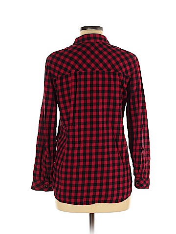 Faded Glory Long Sleeve Button-Down Shirt (view 2)