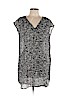 H&M 100% Polyester Black Casual Dress Size 10 - photo 1