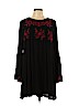 Lunik 100% Rayon Black Casual Dress Size L - photo 1