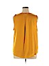 Banana Republic Factory Store 100% Polyester Gold Sleeveless Blouse Size XL - photo 2