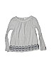 Gap Kids 100% Cotton Blue Long Sleeve Blouse Size 12 - photo 1