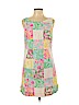 Lilly Pulitzer 100% Cotton White Casual Dress Size 10 - photo 1