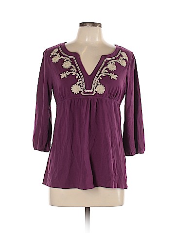 Ann Taylor LOFT 3/4 Sleeve Top (view 1)