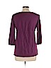 Ann Taylor LOFT Purple 3/4 Sleeve Top Size L - photo 2