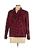 Erika 100% Cotton Red Denim Jacket Size L - photo 1
