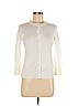 J. Crew Factory Store 100% Cotton White Cardigan Size M - photo 1