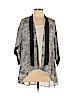 Silence and Noise 100% Polyester Black Kimono Size L - photo 1