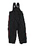 Russell Athletic 100% Nylon Black Snow Pants With Bib Size 5 - 6 - photo 1
