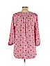 Lauren by Ralph Lauren Pink 3/4 Sleeve Blouse Size M - photo 2