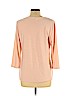 JM Collection Tan 3/4 Sleeve Blouse Size L - photo 2