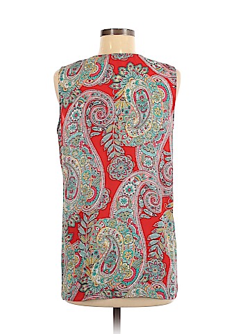 Rose & Olive Sleeveless Blouse (view 2)