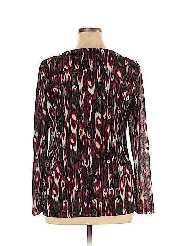 Dana Buchman Long Sleeve Blouse (view 2)