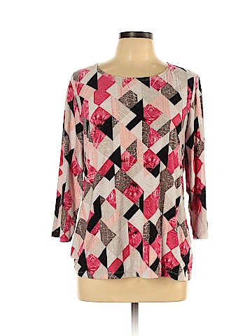 JM Collection Long Sleeve Blouse (view 1)