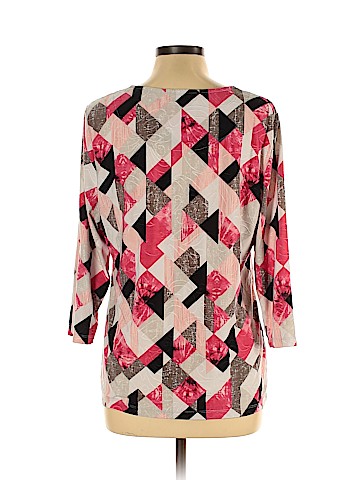 JM Collection Long Sleeve Blouse (view 2)