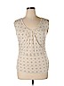 New York & Company Ivory Sleeveless Top Size XL - photo 1