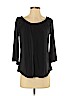 Crosby Black 3/4 Sleeve Top Size S - photo 1