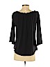 Crosby Black 3/4 Sleeve Top Size S - photo 2